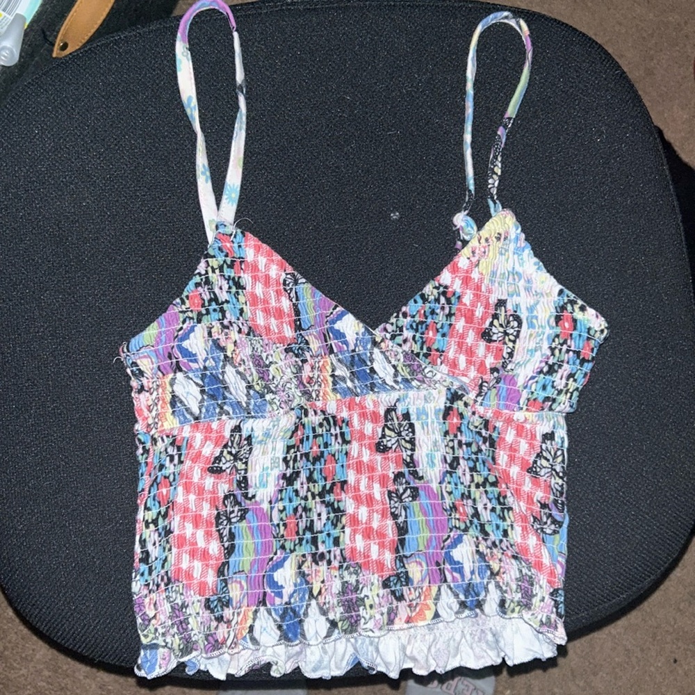 Rue21, spaghetti strapped crop top.